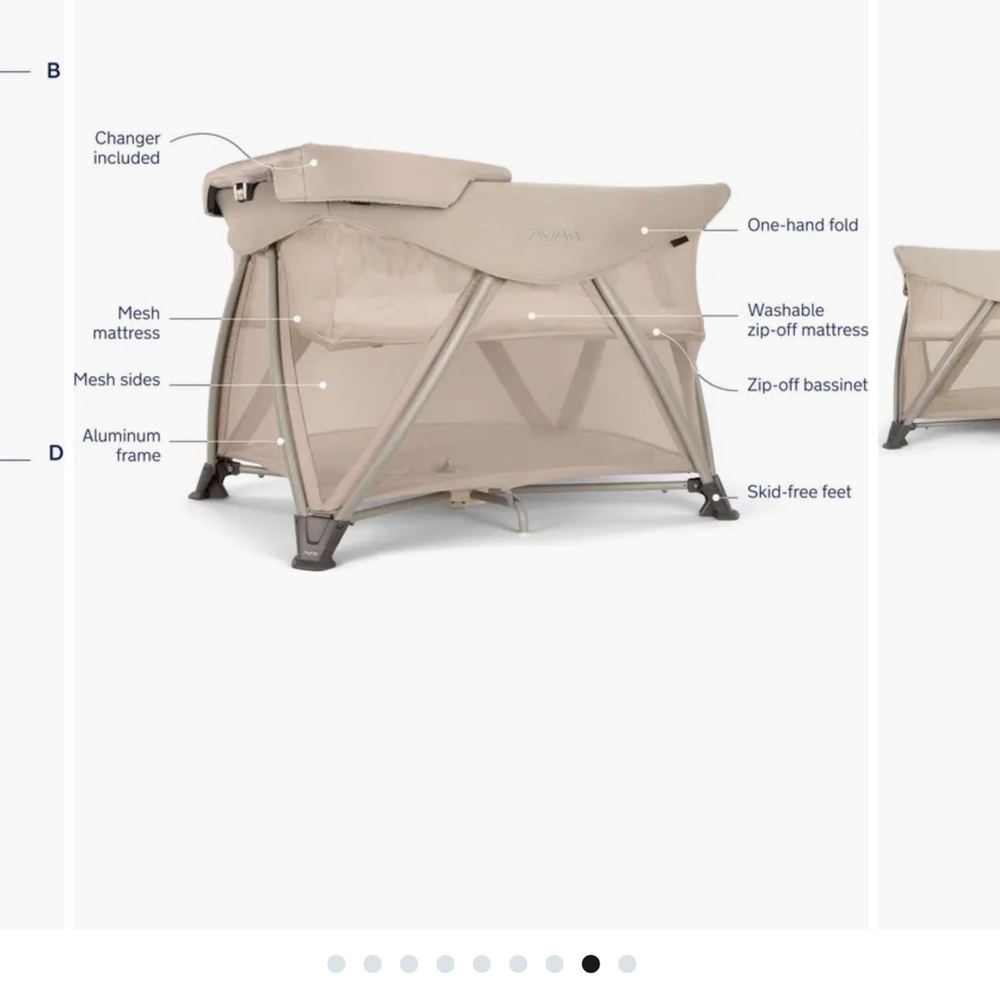 Portable Playard in Tan